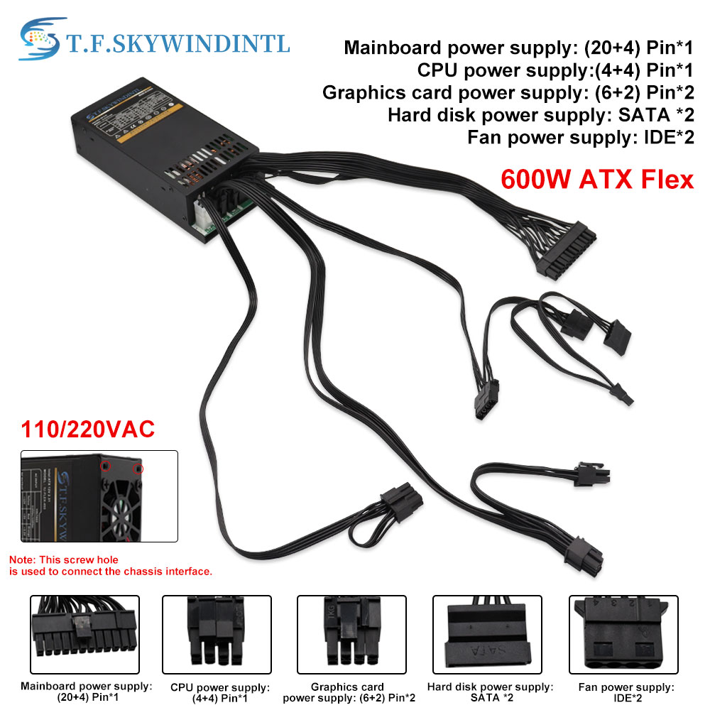 Flex 600 W Modulares Netzteil  – Flex Atx Power Supply 600W 1U Bewertung und Preis